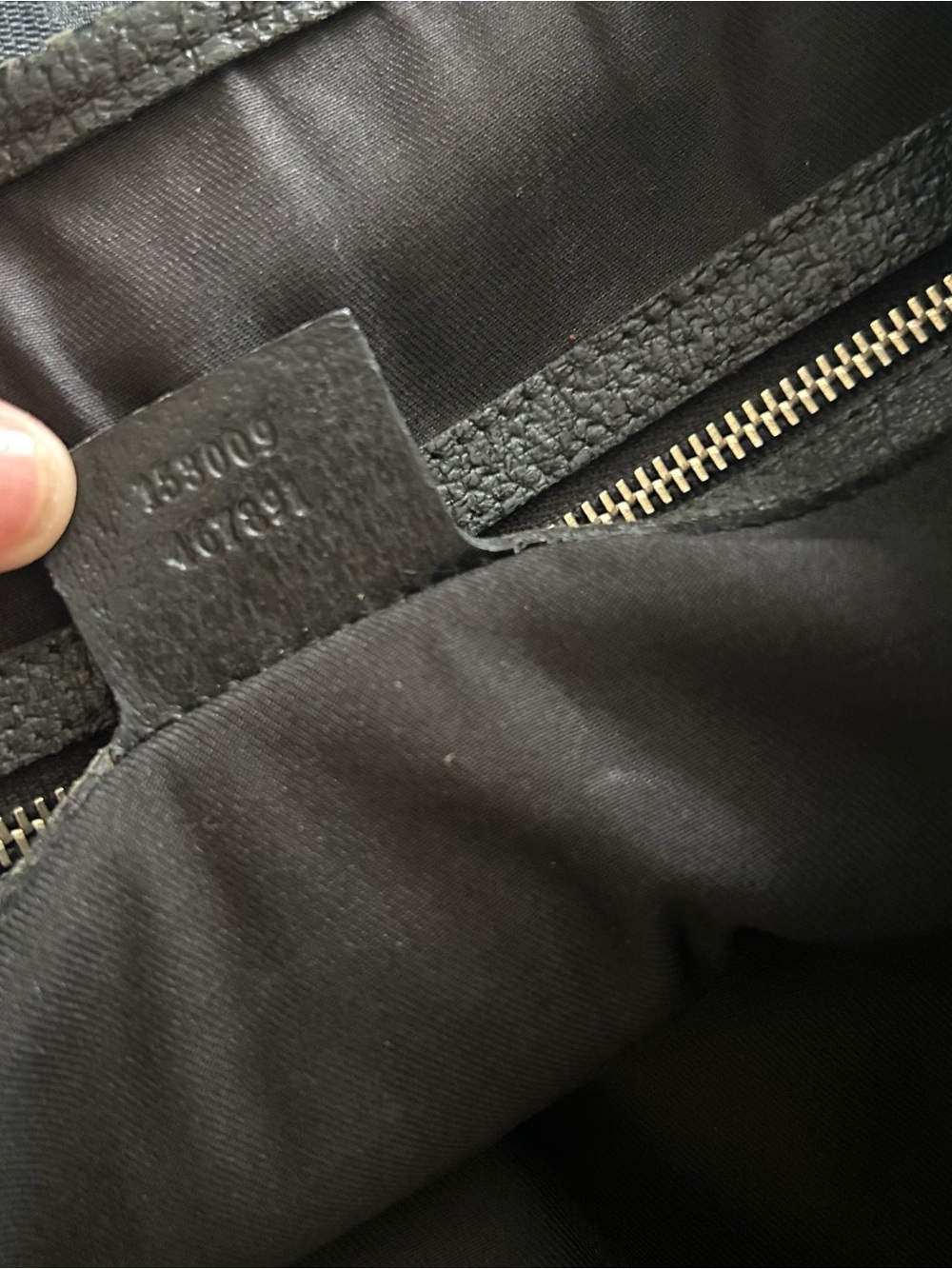 Gucci Black Monogram Canvas Tote with Gold Hardware - Picture 7 of 10